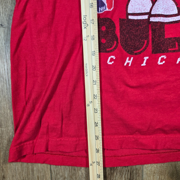 Chicago Bulls Junk Food Shirt Men’s L Pac-Man Rockets NBA Retro Graphic Tee - Picture 4 of 7